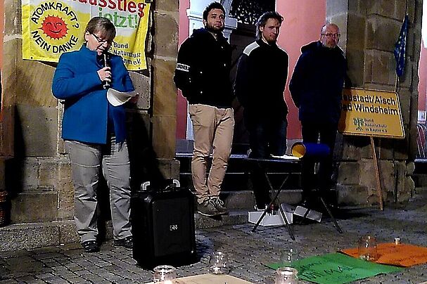 Mahnwache Fukushima, Foto: BN